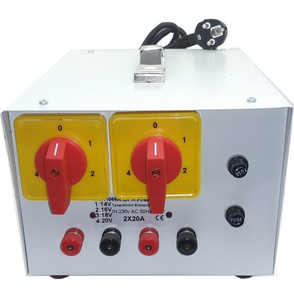  Μετασχηματιστής ελαιοραβδιστικού DAMAC 220V-12V για δύο βέργες